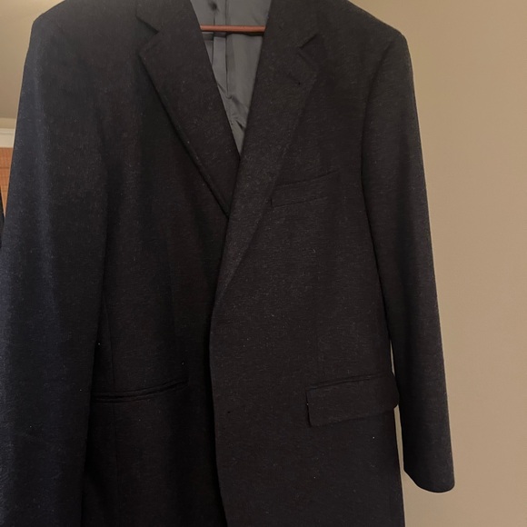 Brooks Brothers Charcoal Men's Blazer wool and cashmere